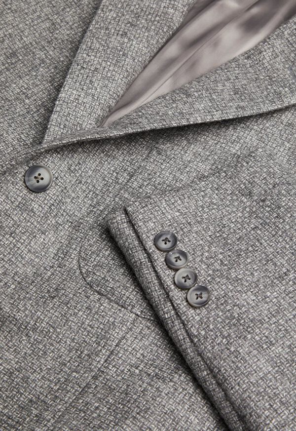 Paul Stuart Grey Hopsack Jacket, image 2