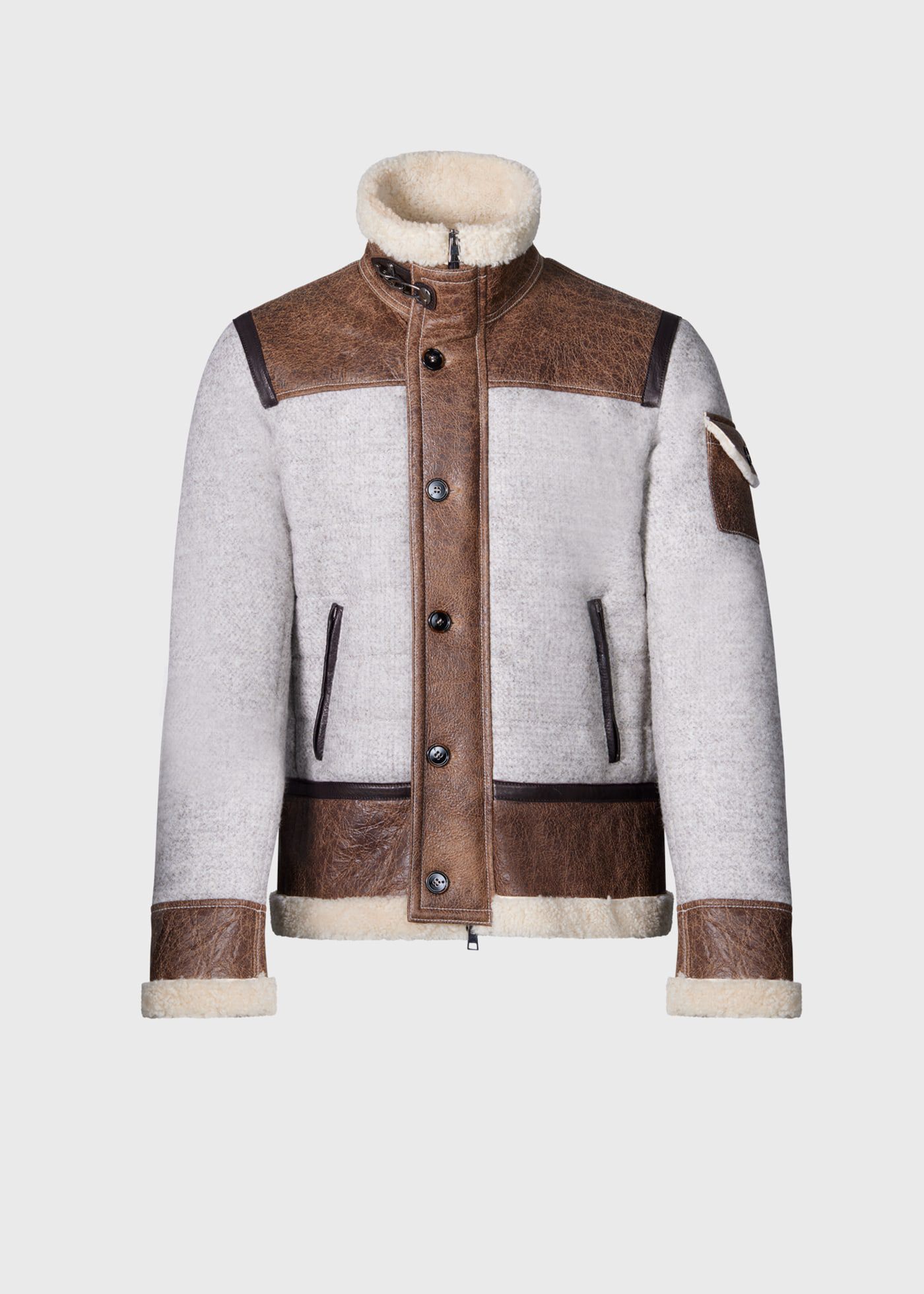 Paul smith shearling jacket hot sale
