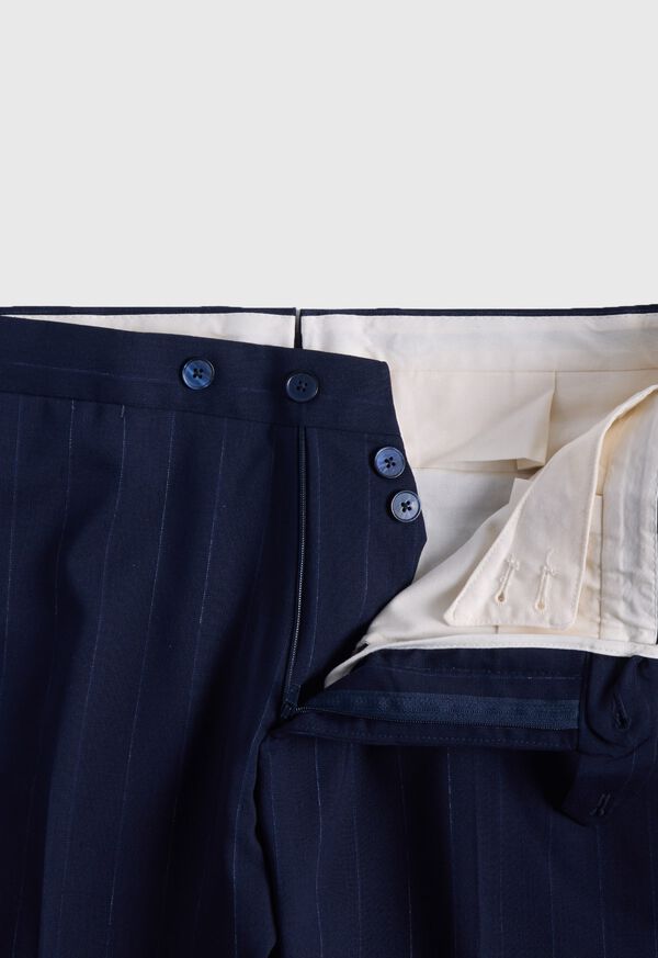 Paul Stuart All Year Wool Double Breasted Stripe Suit, image 8