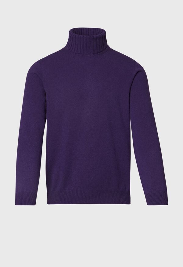 Paul Stuart Cashmere Solid Turtleneck Sweater, image 1