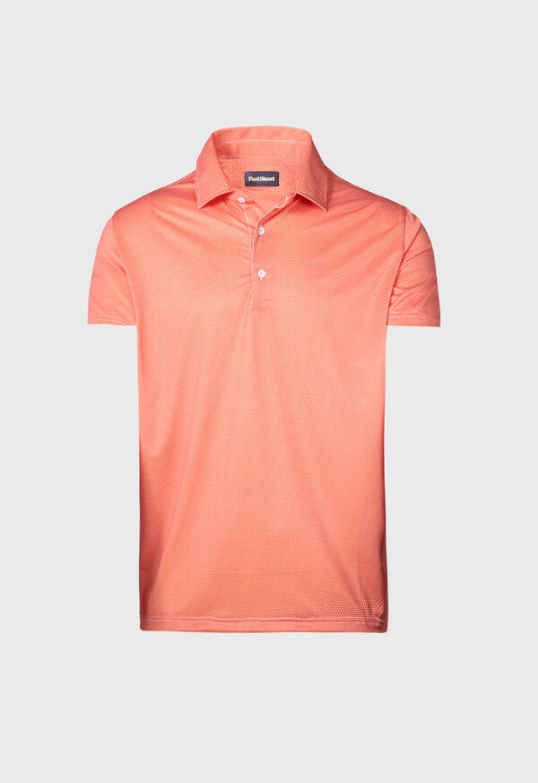 Paul Stuart Ultra Soft Deco Dot Performance Polo, image 1