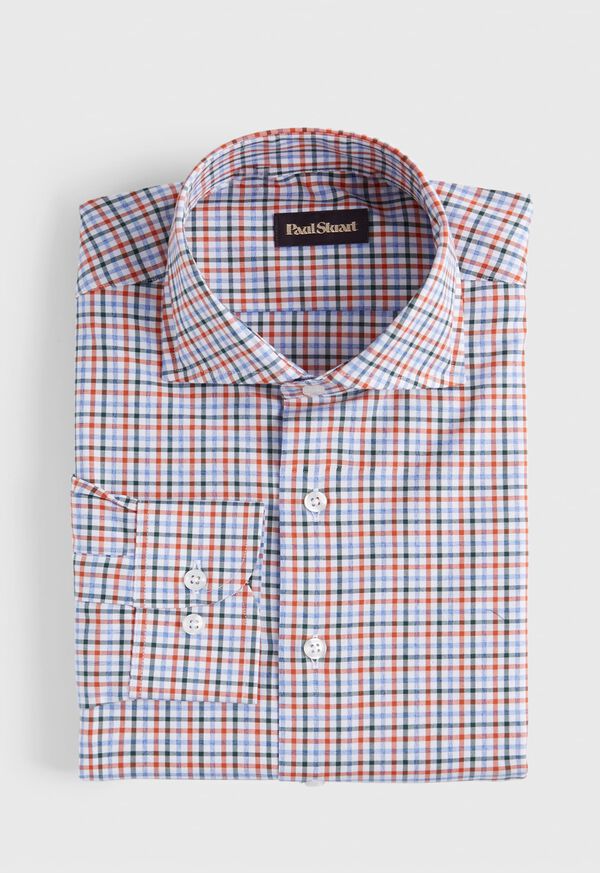 Paul Stuart Three Color Check Sport Shirt, image 1