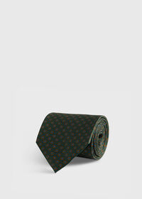 Paul Stuart Micro Medallion Printed Silk Tie, thumbnail 1