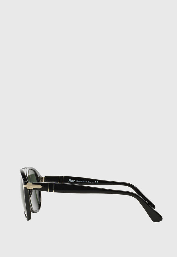 Paul Stuart Persol's Black Aviator Sunglasses, image 3