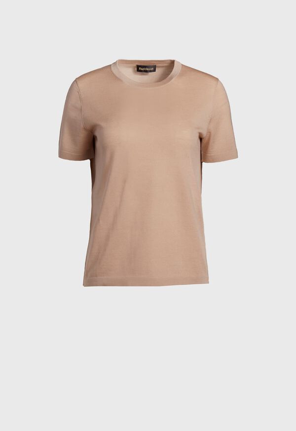 Paul Stuart Short Sleeve Wool Crewneck Sweater, image 1