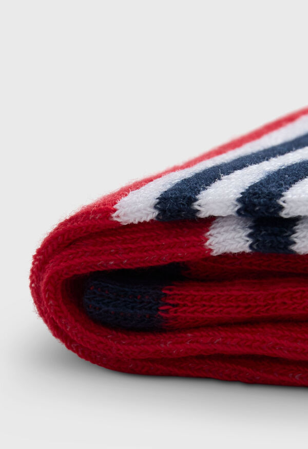 Paul Stuart Colorblock and Stripe Crew Sock, image 2