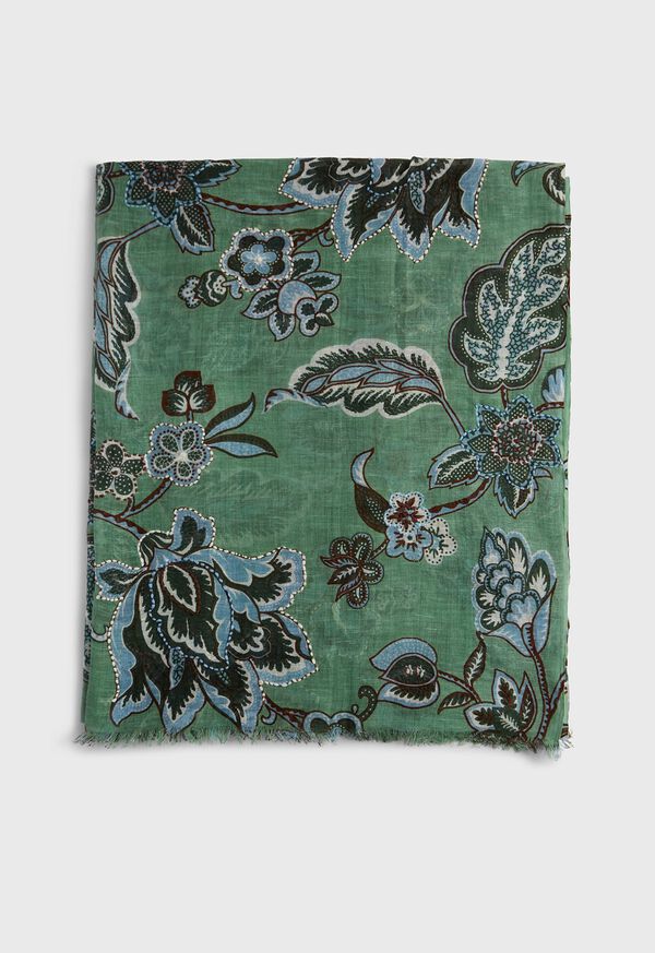 Paul Stuart Floral Print Scarf, image 2