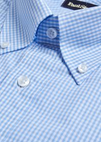 Paul Stuart Gingham Check Cotton Dress Shirt, thumbnail 2