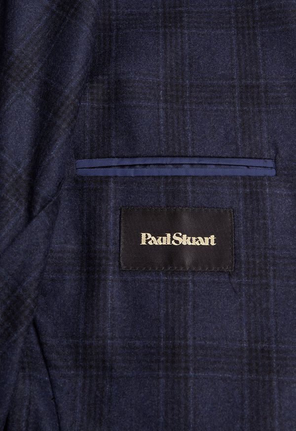 Paul Stuart Plaid Wool and Cashmere Blend Soft Constructed Jacket, image 3