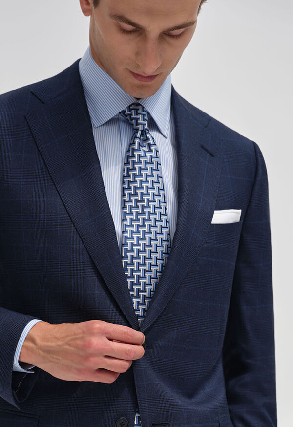 Paul Stuart Handmade Narrow Bengal Stripe Dress shirt, image 3