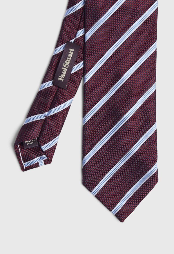 Paul Stuart Textured Stripe Tie, image 1