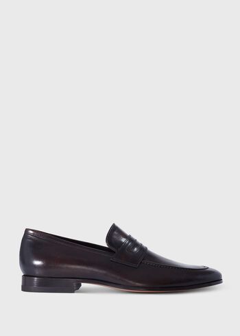 Paul Stuart Garret II Leather Penny Loafer