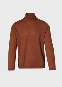 Paul Stuart Mock Neck Brushed Pullover, thumbnail 1