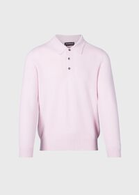 Paul Stuart Cashmere Long Sleeve Polo, thumbnail 1