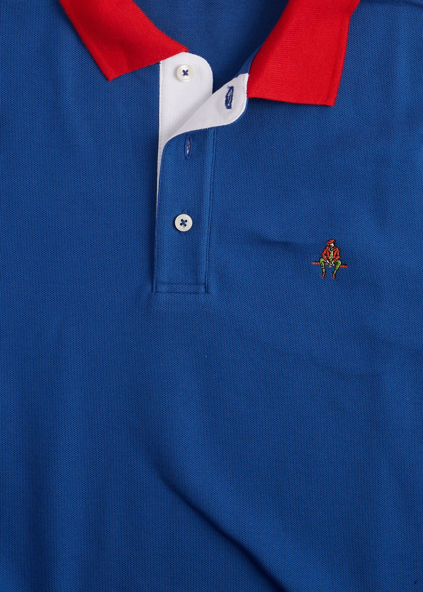 Tri color online polo shirt