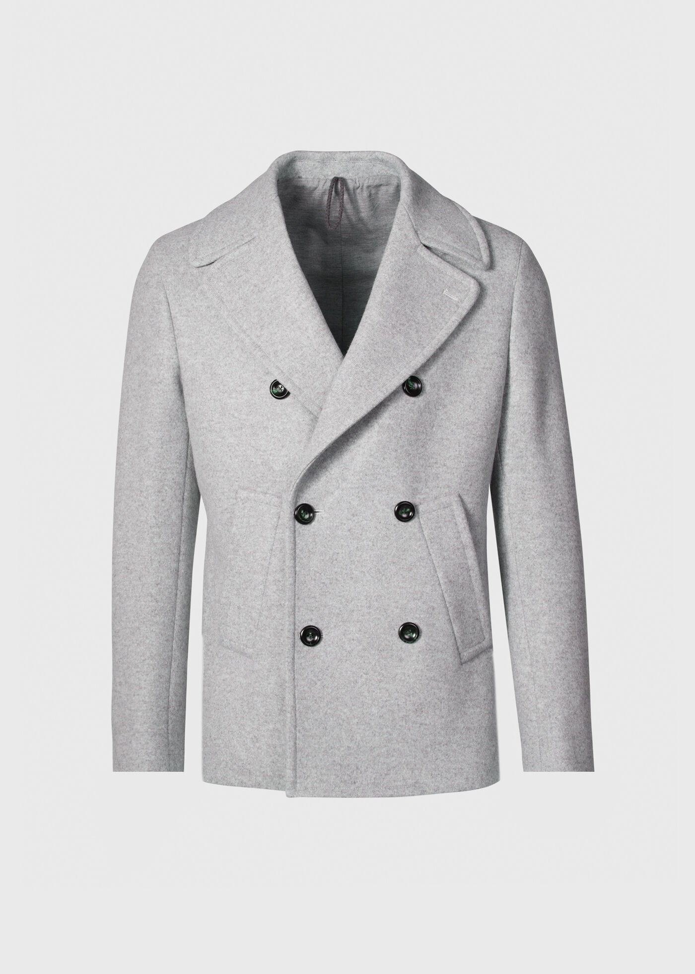 Wool Jersey Peacoat