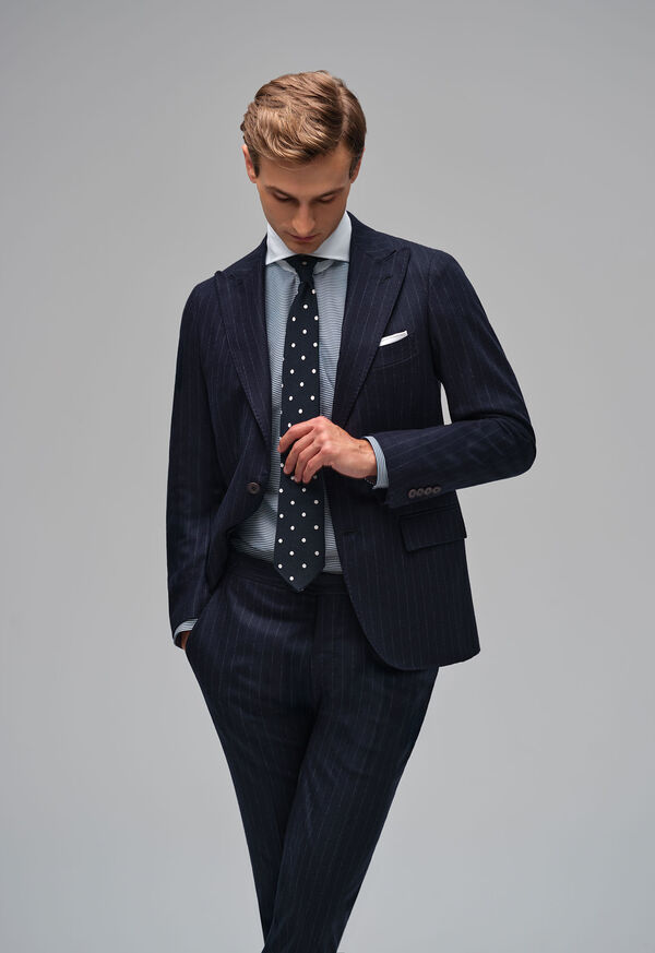 Paul Stuart Wool Stripe Two Button Suit, image 11