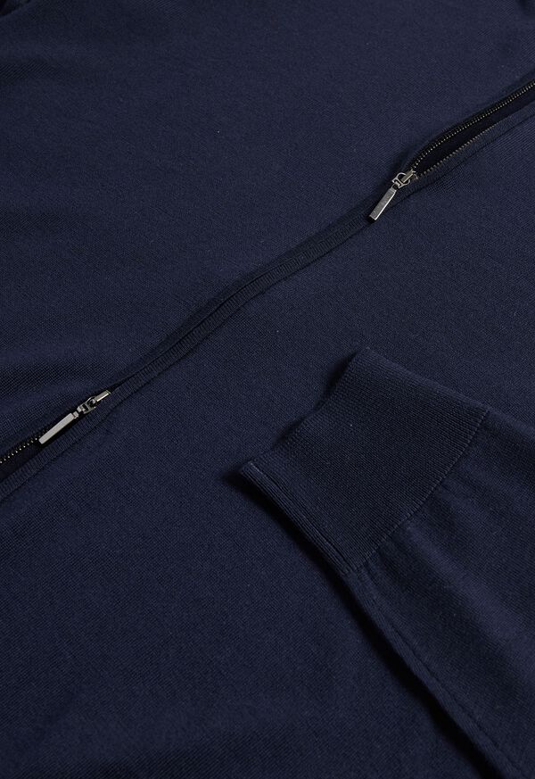 Paul Stuart Merino Wool Full Zip Cardigan, image 2