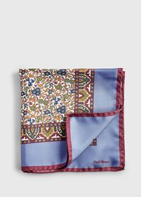 Paul Stuart Small Flower Pocket Square, thumbnail 1