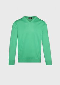Paul Stuart Cotton V- Neck Sweater, thumbnail 1