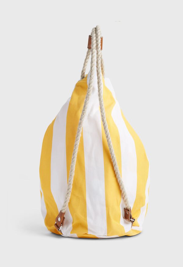 Paul Stuart Two Tone Stripe Canvas Sailor Bag, image 3