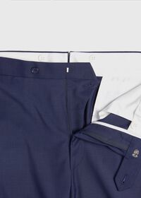 Paul Stuart Navy Wool Pindot Suit, thumbnail 5