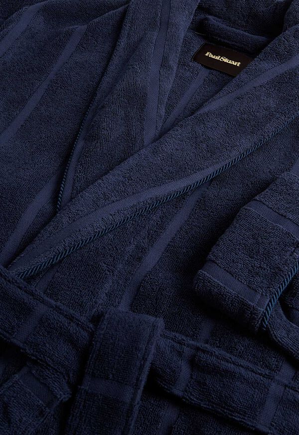 Paul Stuart Cotton Terry Shawl Collar Robe, image 2