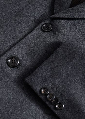 Paul Stuart Wool & Cashmere Overcoat with Gilet