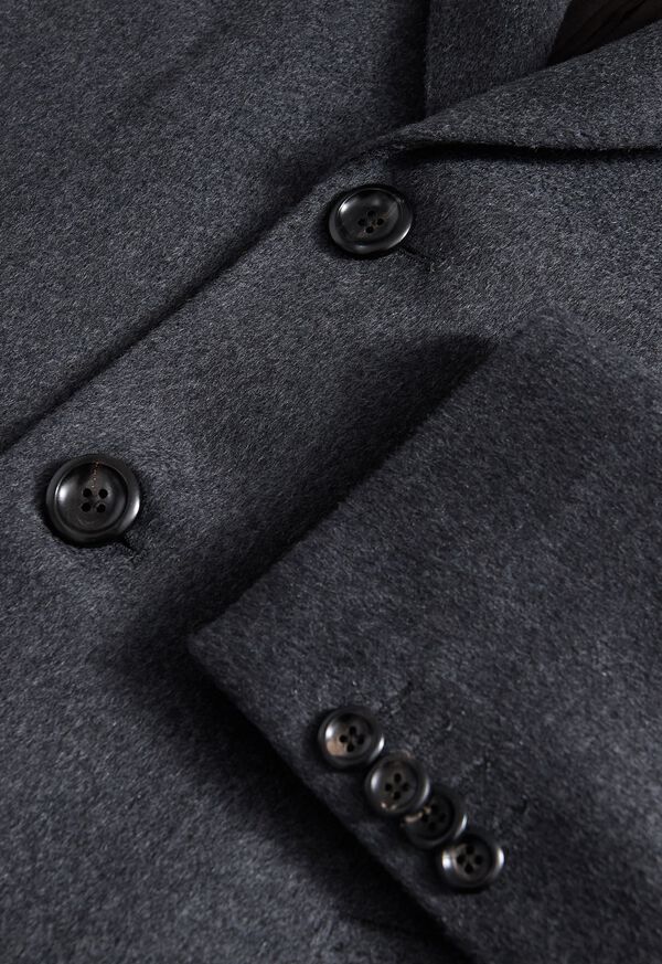 Paul Stuart Wool & Cashmere Overcoat with Removable Vest, image 2