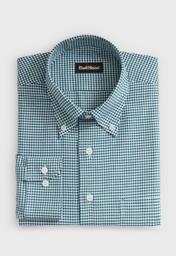 Paul Stuart Gingham Check Oxford Sport Shirt, image 1