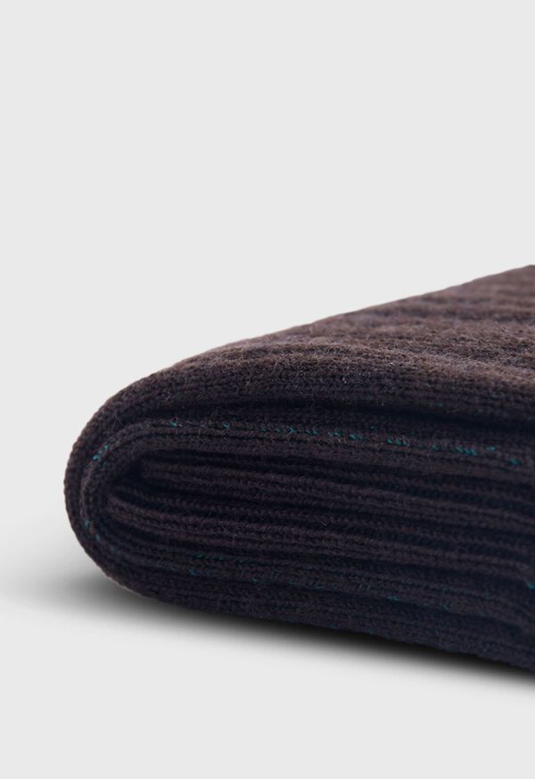 Paul Stuart Wool & Cotton Shadow Stripe Sock, image 2