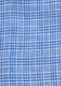Paul Stuart Linen Plaid Shirt, thumbnail 3