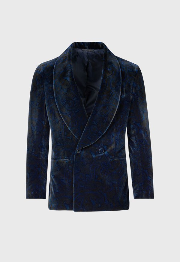 Paul Stuart Paisley Velvet Dinner Jacket, image 1