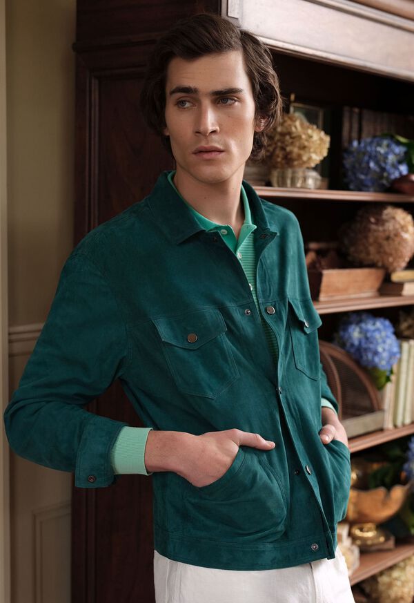 Paul Stuart Suede Jean Jacket, image 2