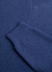 Paul Stuart Classic Alpaca Links V-Neck Sweater, thumbnail 19