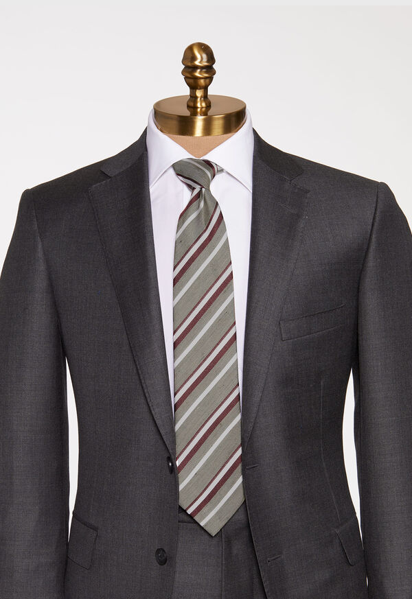 Paul Stuart Stripe Silk Tie, image 2