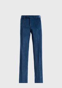 Paul Stuart Suede Trimmed Corduroy Trouser, thumbnail 1