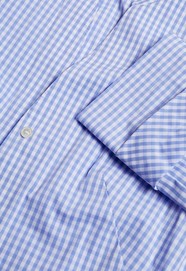Paul Stuart Gingham V-Neck Blouse, image 2
