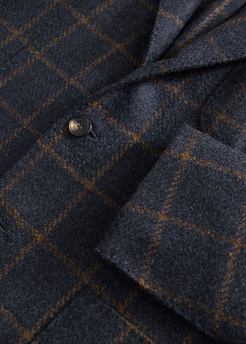 Paul Stuart Tweed Windowpane Jacket