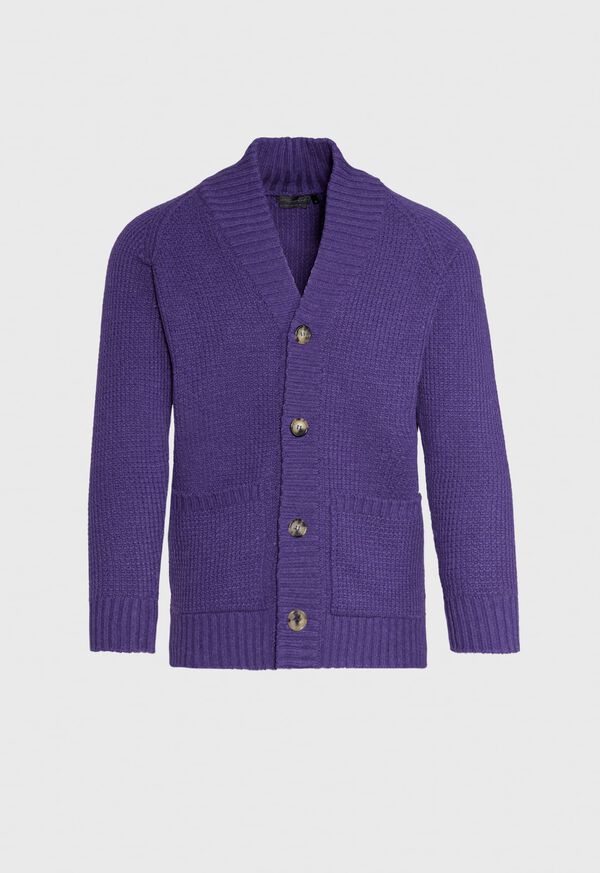 Paul Stuart Scottish Cashmere Shawl Collar Cardigan, image 1