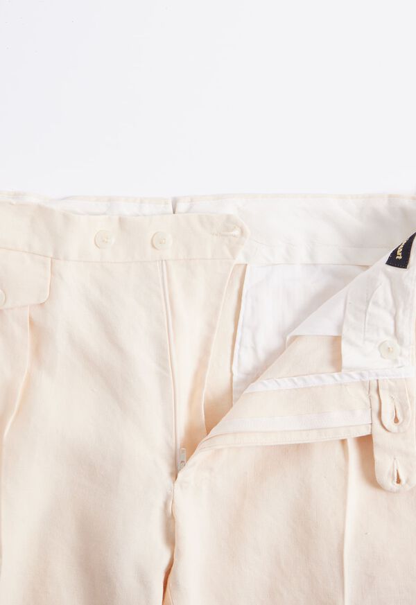 Paul Stuart Linen Washed Pleated Front Trouser, image 3