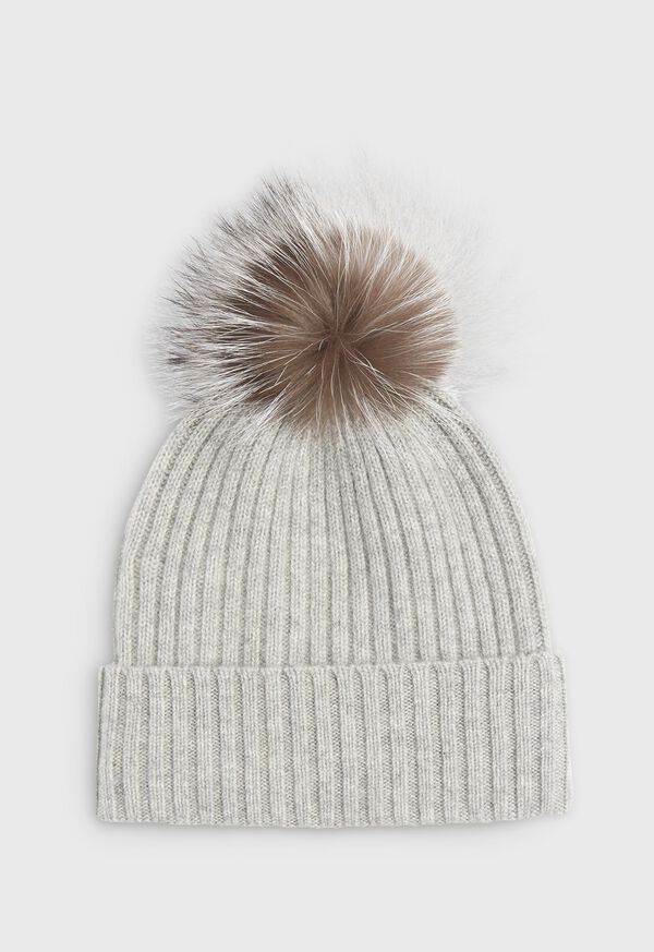 Paul Stuart Cashmere Ribbed Hat, image 1