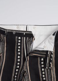 Paul Stuart Linen Exotic Stripe Pant, thumbnail 3
