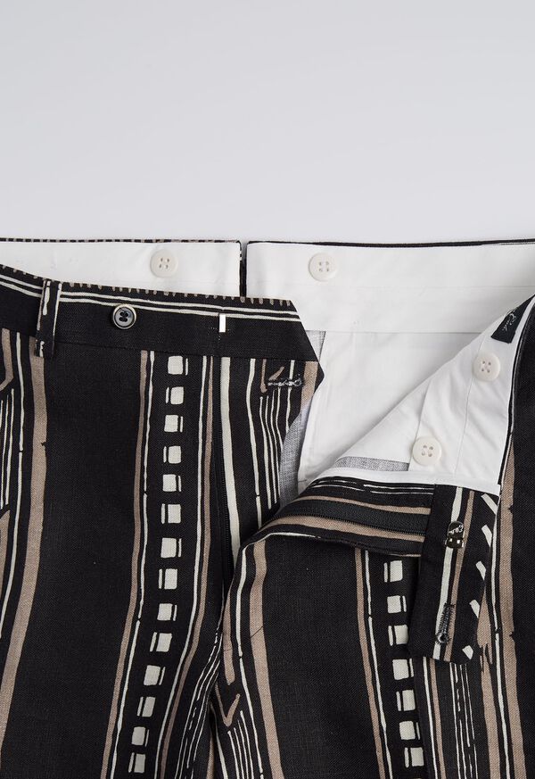 Paul Stuart Linen Exotic Stripe Pant, image 3