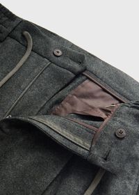 Paul Stuart Wool Flannel Drawstring Pant, thumbnail 3