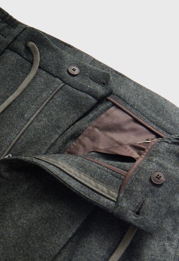 Paul Stuart Wool Flannel Drawstring Pant, image 3