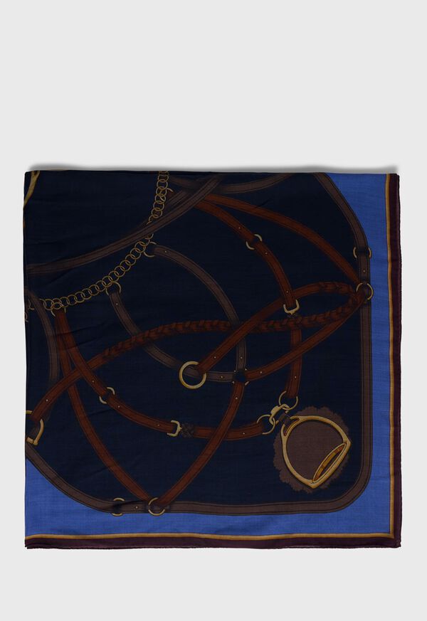 Paul Stuart Belt & Buckle Printed Scarf, image 2