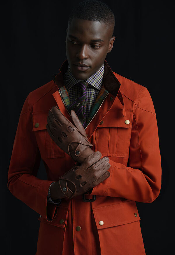 Paul Stuart Belted Terracotta Field Jacket, image 7