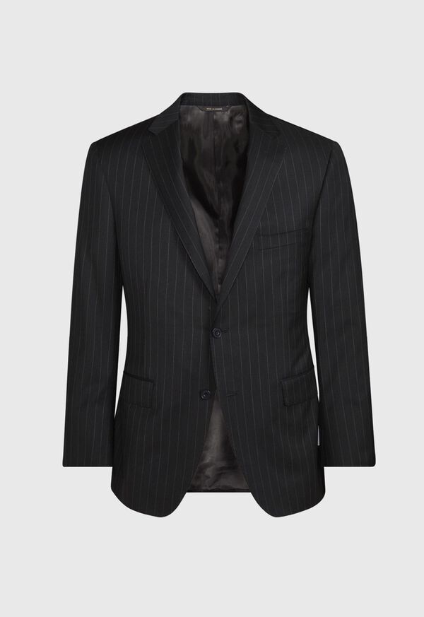 Paul Stuart Black and White Chalk Stripe Suit, image 3