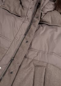 Paul Stuart Fur Hooded Quilted Down Parka, thumbnail 5